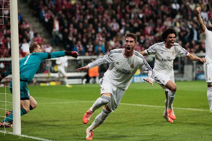 Sergio Ramos UCL F